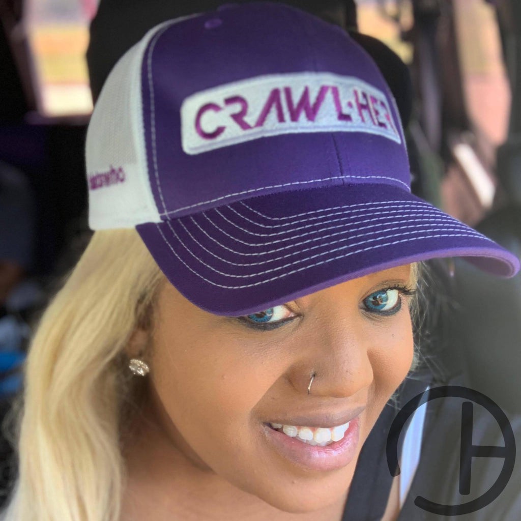 Purple Crawlher Snap Back Hat Hat