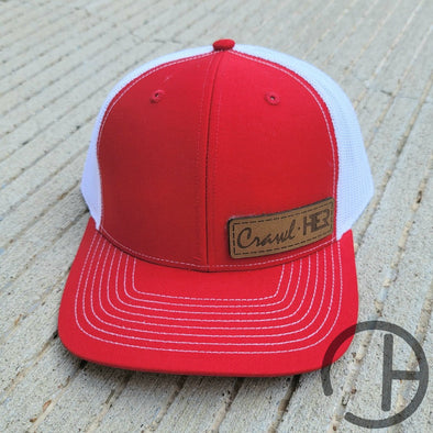 Red Crawlher Patch Snap Back Hat Hat