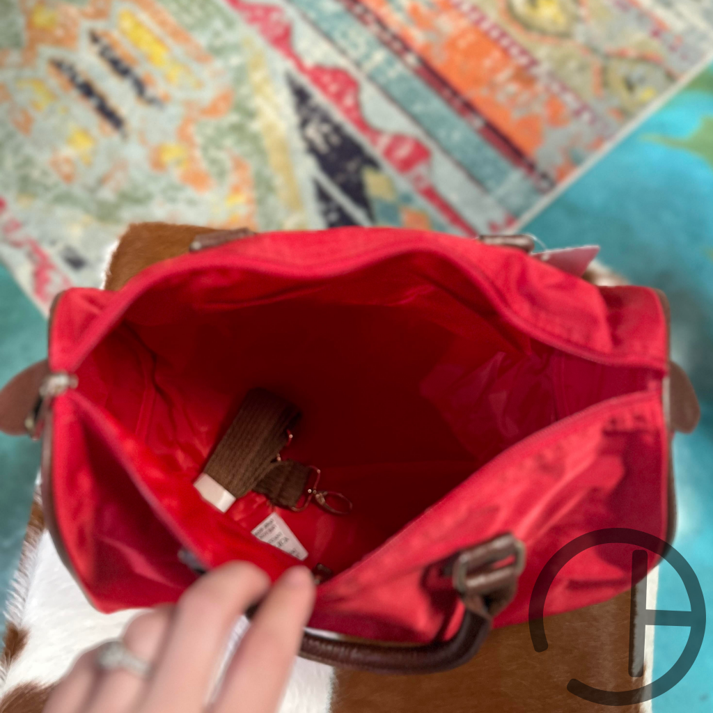 Red Mini Duffle Bag