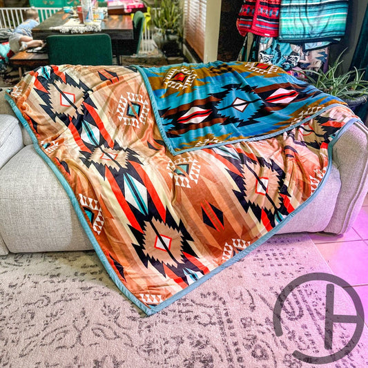 Reversible Kopanhagen Oversized Throw Blanket