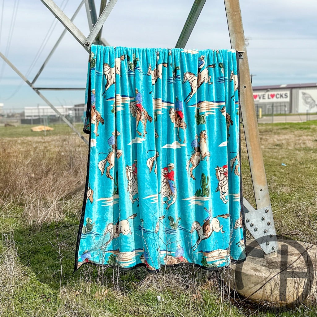 Saddle Up 2.0 Oversized Throw Blanket