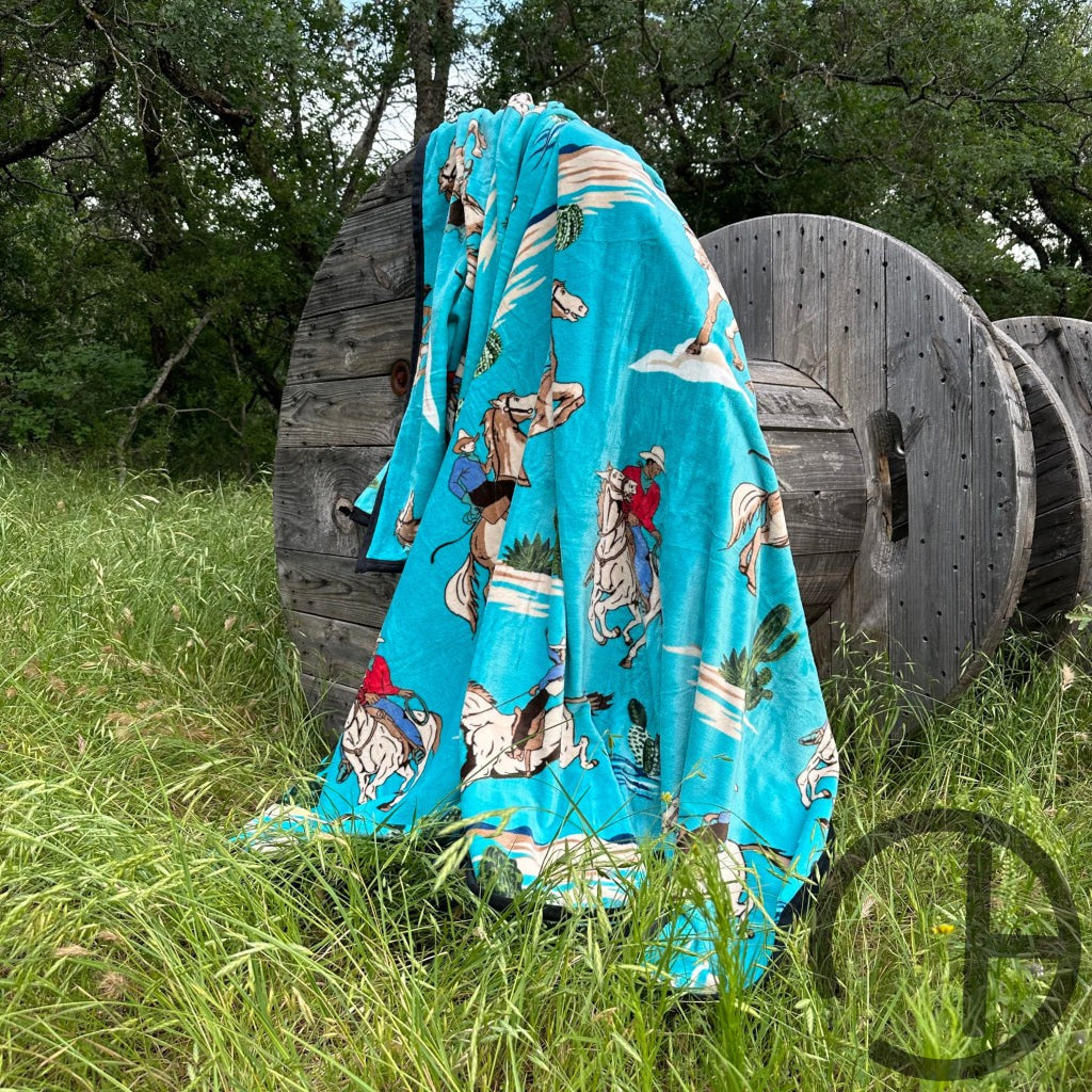 Saddle Up 2.0 Oversized Throw Blanket