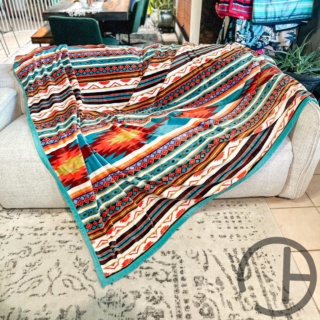 Sazeric Aztec Oversized Throw Blanket