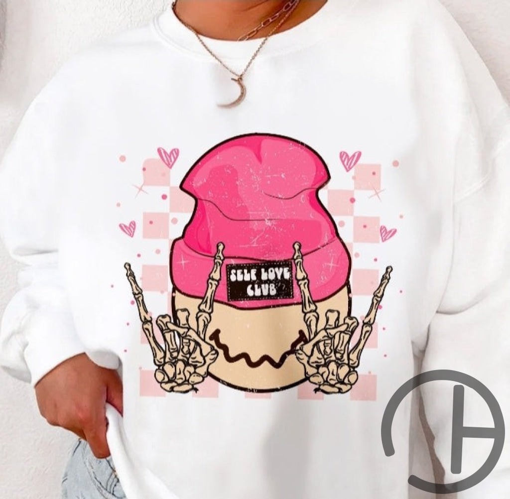 Self Love Club Sweatshirt Hoodie/Sweater