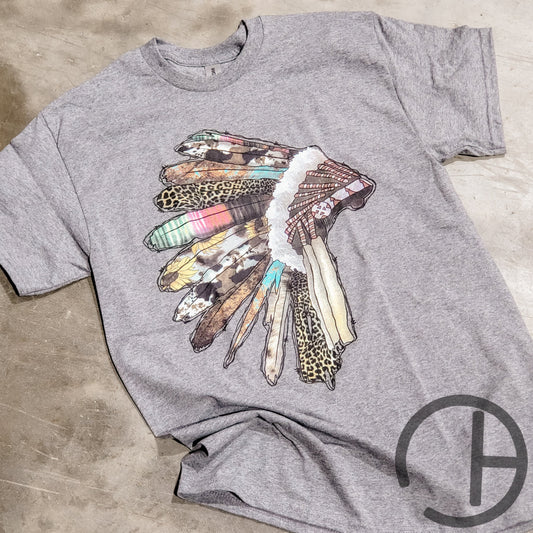 Serape Headdress Tee