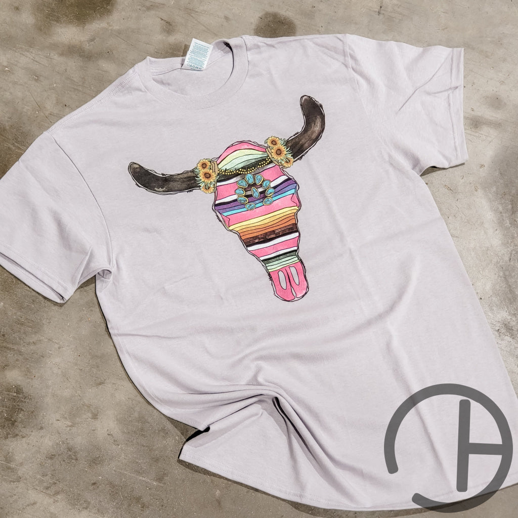 Serape Steer Tee