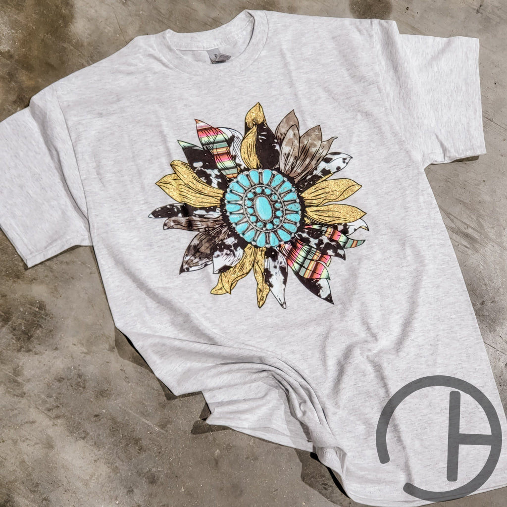 Serape Sunflower Tee