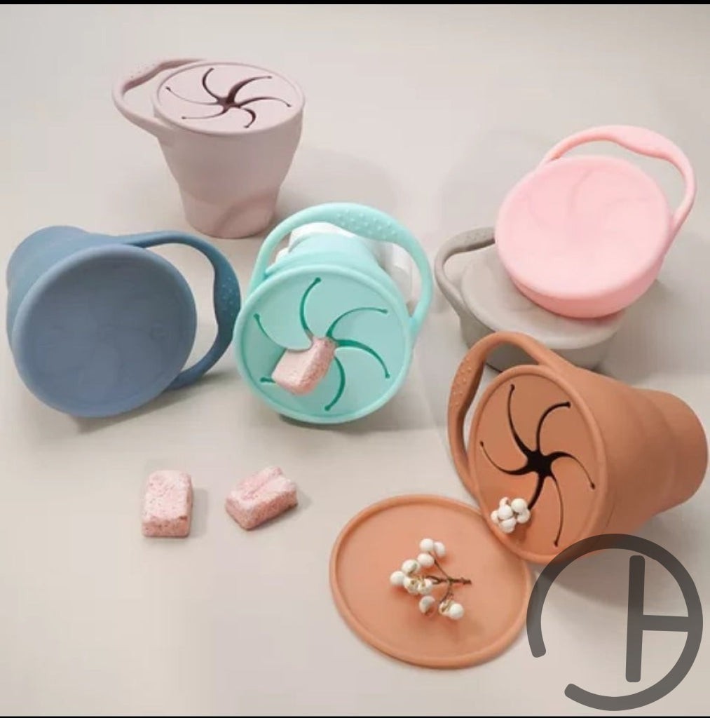 Silicone Snack Cup With Lid