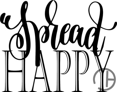 Spread Happy Decal Decal