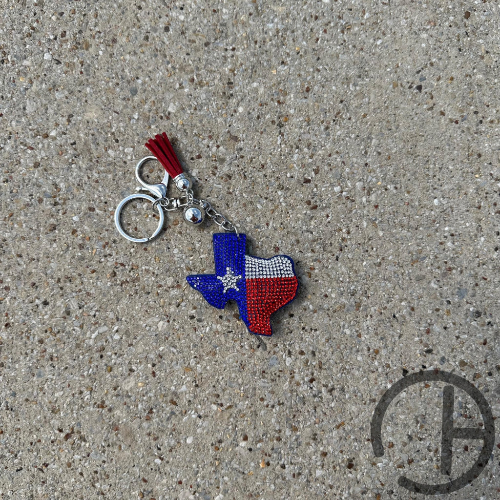 Texas Bling Keychain