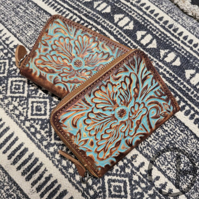 Tooled Credit Card Wallet