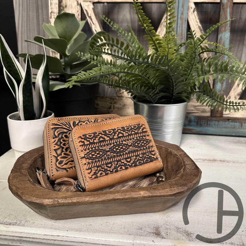 Tooled Credit Card Wallet