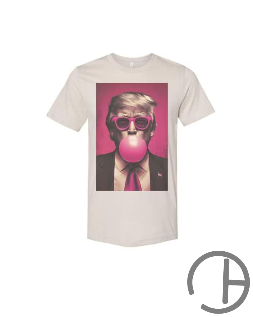 Trump Bubble Gum Tee Shirt