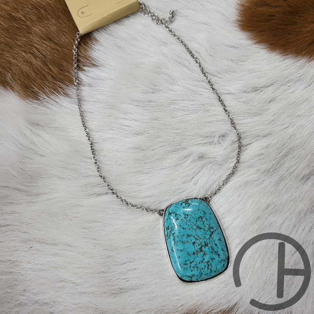 Turquoise Chunky Necklace