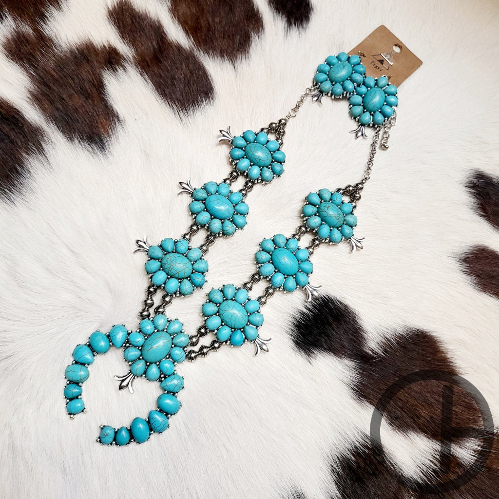 Turquoise Squash Accent Necklace