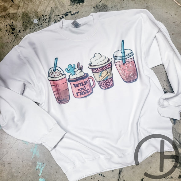 Wild & Free Latte Sweatshirt Hoodie/sweater