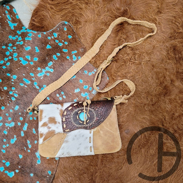 Leather Cowhide Crossbody